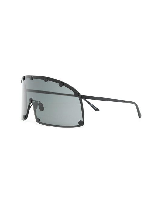 Rick Owens Gray Sunglasses