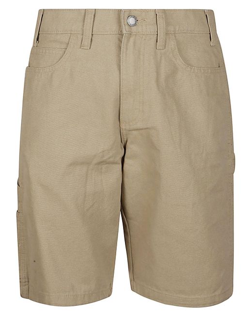 Shorts In Cotone di Dickies in Natural da Uomo