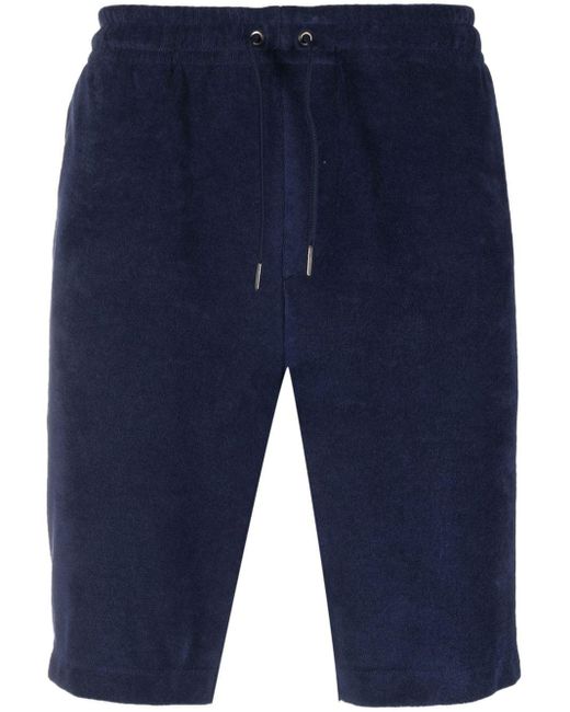 Shorts Terry con coulisse di Polo Ralph Lauren in Blue da Uomo