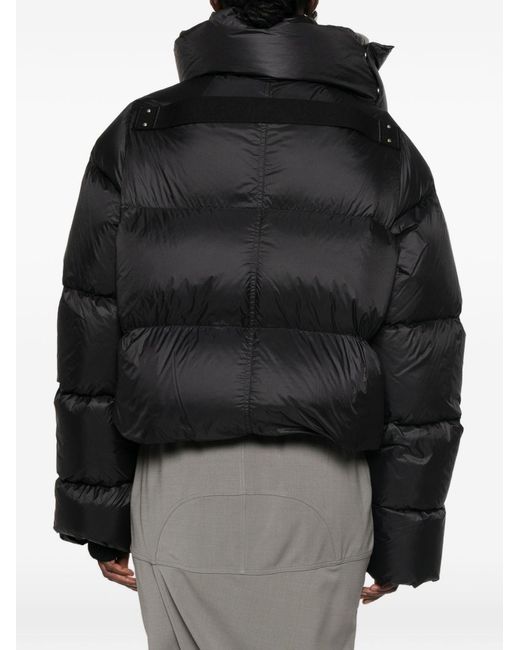 Rick Owens Black Short Down Jacket