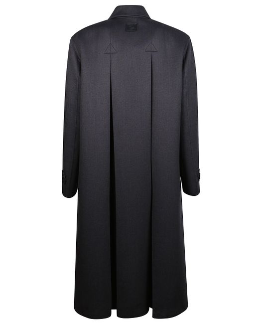 Long Coat With Buttons- Uomo di Fendi in Black da Uomo