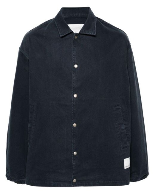 Emporio Armani Blue Cotton Jacket for men