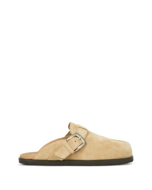 Maison Margiela White Leather Slippers for men