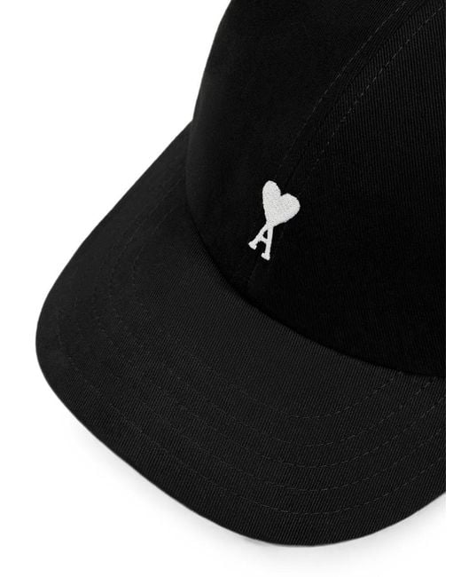 AMI Black Ami De Coeur Baseball Cap for men