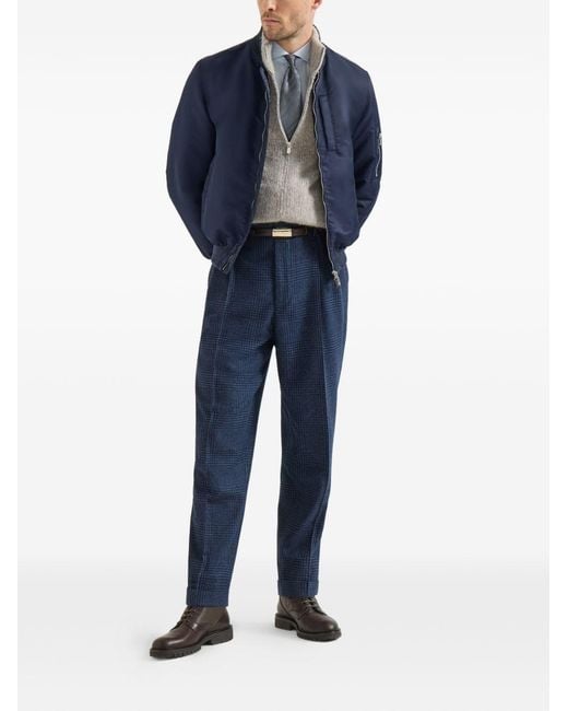 Brunello Cucinelli White Cashmere Cardigan for men