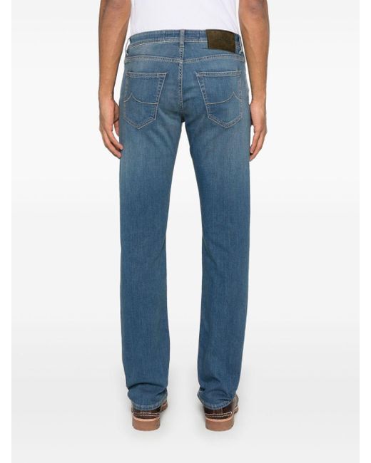Jacob Cohen Blue Slim Bard Jeans for men
