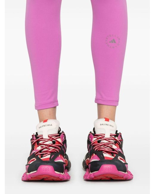 Adidas By Stella McCartney Pink Logo 7/8 Leggings