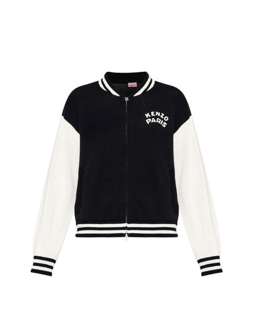 KENZO Blue Paris Cotton Cardigan for men