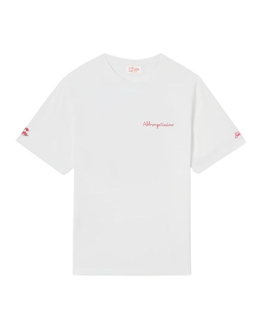 Mc2 Saint Barth White Portofino T-Shirt for men