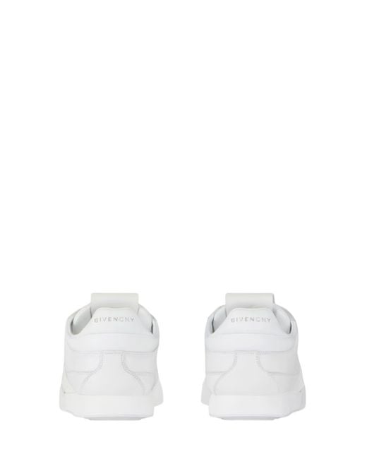 Givenchy White Lace Up Sneakers for men