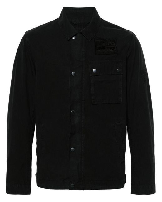 Barbour Black Workers Cotton Jacket for men