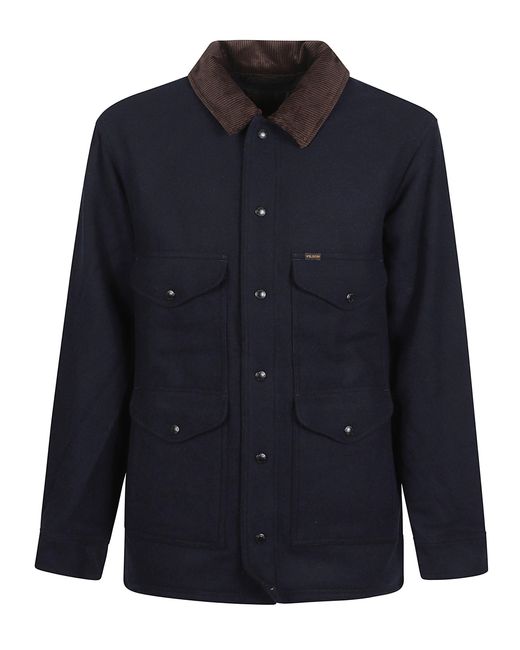 Filson Blue Jacket With Pockets for men