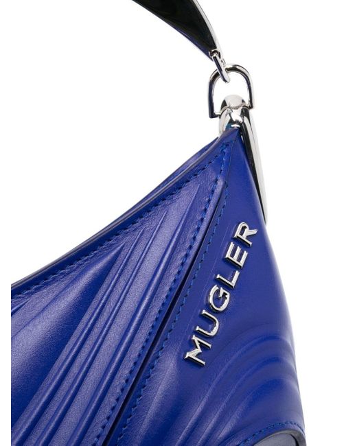 Mugler Blue Shoulder Bag