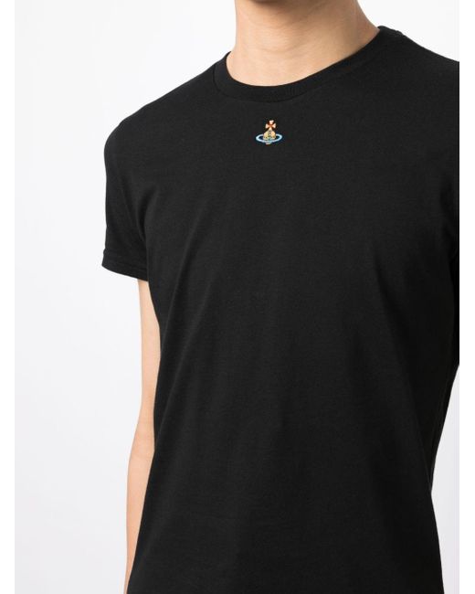 Vivienne Westwood Black Logo Cotton T-Shirt