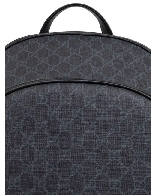 Gucci Black Gg Backpack for men
