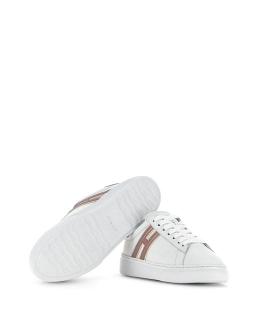 Hogan White H365 Leather Sneakers for men