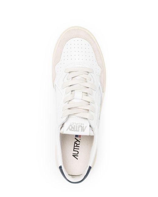 Autry White Sneaker Medalist for men