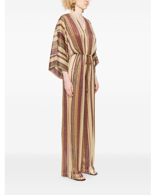 Siyu White Striped Long Jumpsuit