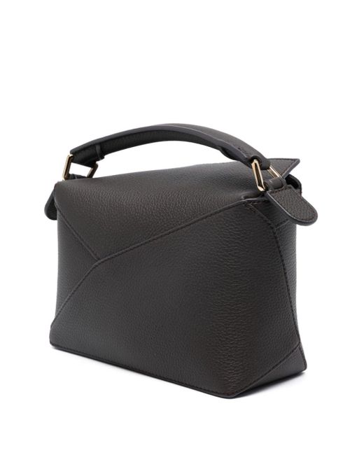 Borsa Puzzle Edge Mini di Loewe in Black