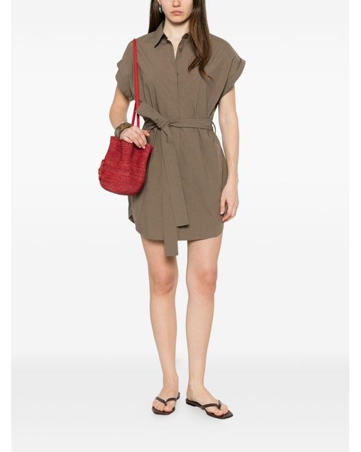 Matteau Natural Cotton Mini Dress