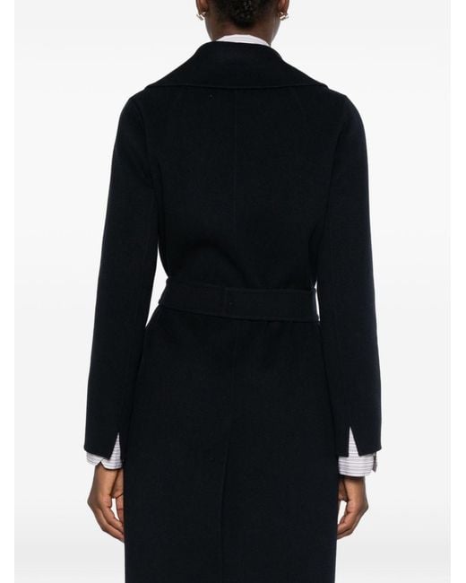 Max Mara Black Wool Long Coat
