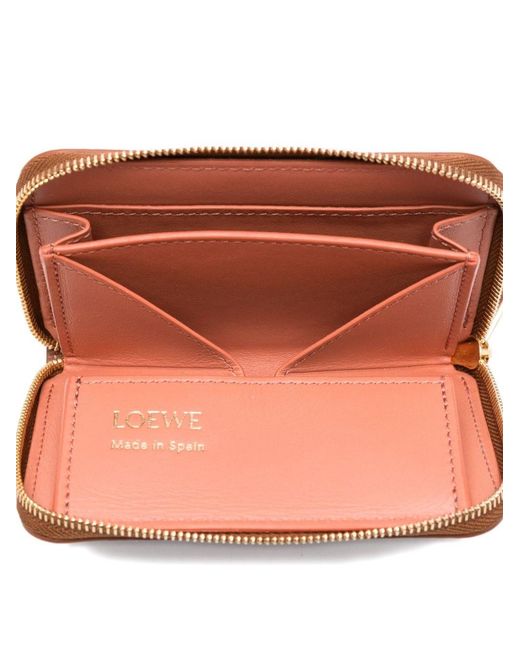 Loewe Orange Knot Leather Coin Purse