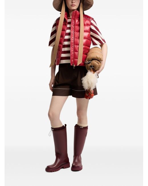 Moncler Red Frelon Down Vest
