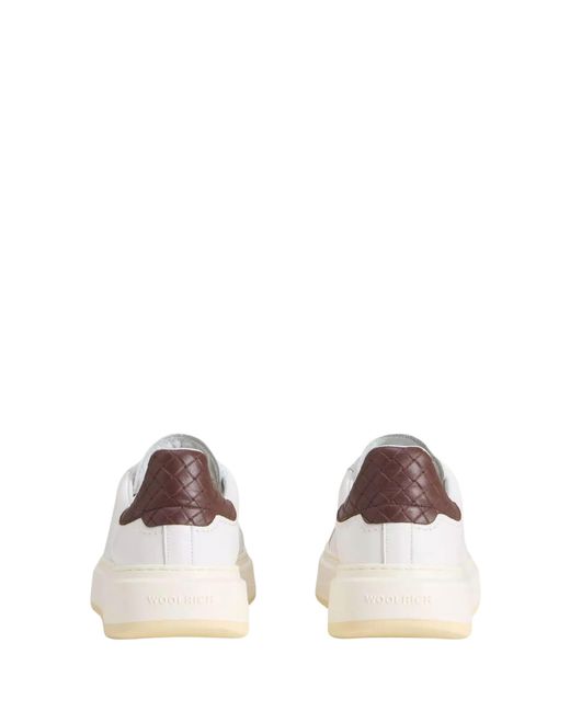Woolrich White Arrow Sneaker for men
