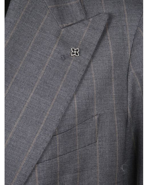 Tagliatore Gray Montecarlo Double-Breasted Jacket for men