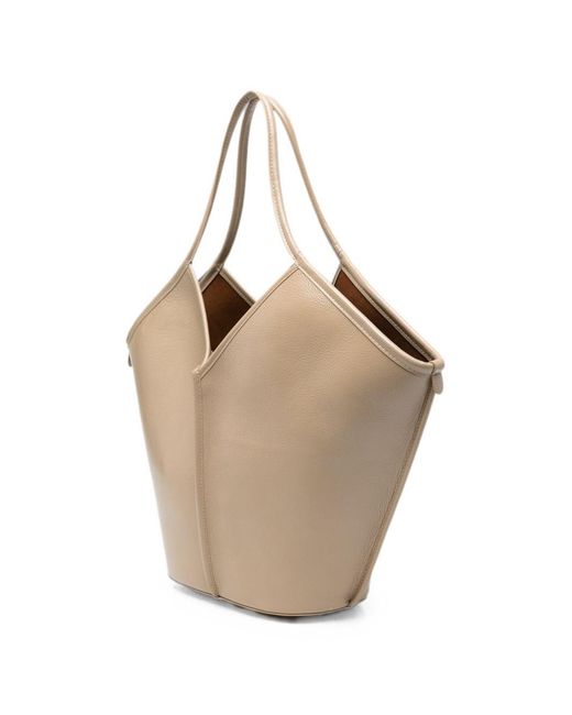 Hereu Natural Calella Leather Tote Bag
