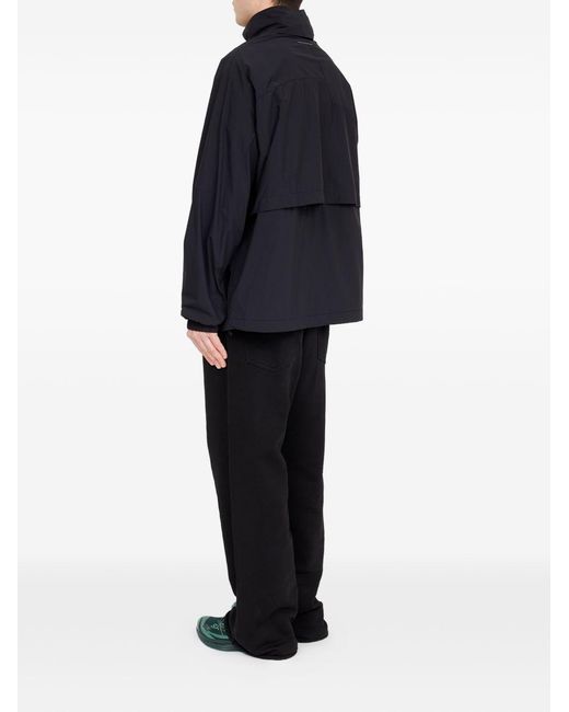 MM6 by Maison Margiela Black Nylon Blouson Jacket for men