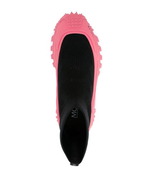 Moncler Pink Trailgrip Sock Sneakers