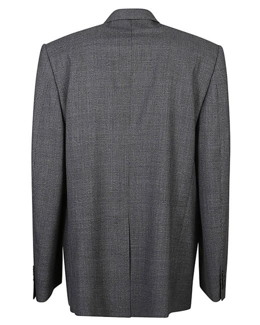 Balenciaga Gray Jacket With Logo for men