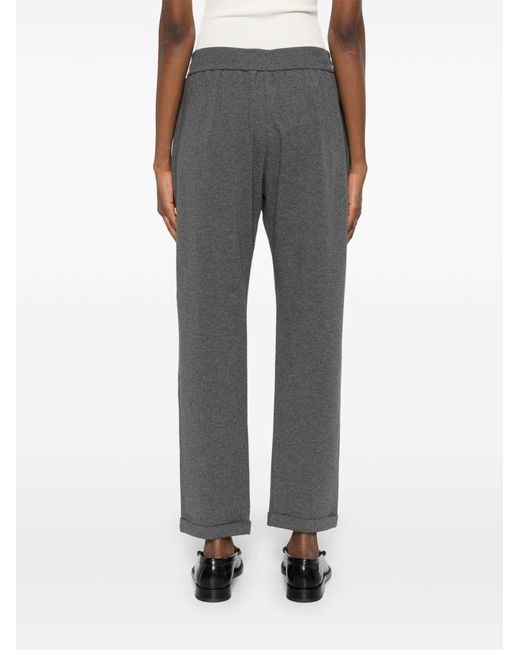 Brunello Cucinelli Gray Cotton Sweatpants