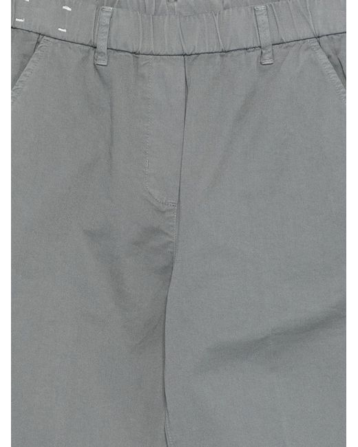 Alysi Gray Cotton Trousers