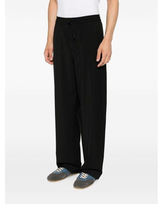 Loewe Black Wool Trousers for men