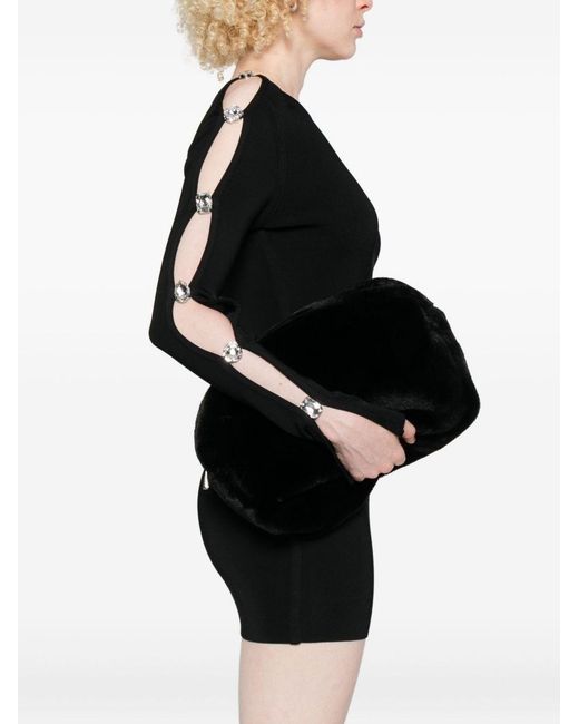 Apparis Black Jumbo Noor Pouch