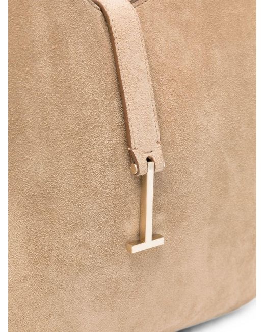 Tom Ford Natural Suede Leather Medium Hobo Bag