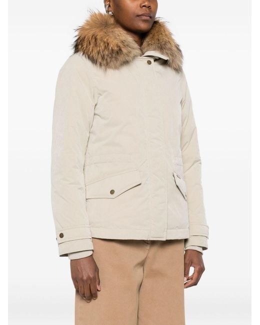 Woolrich Natural Grace Fur Jacket