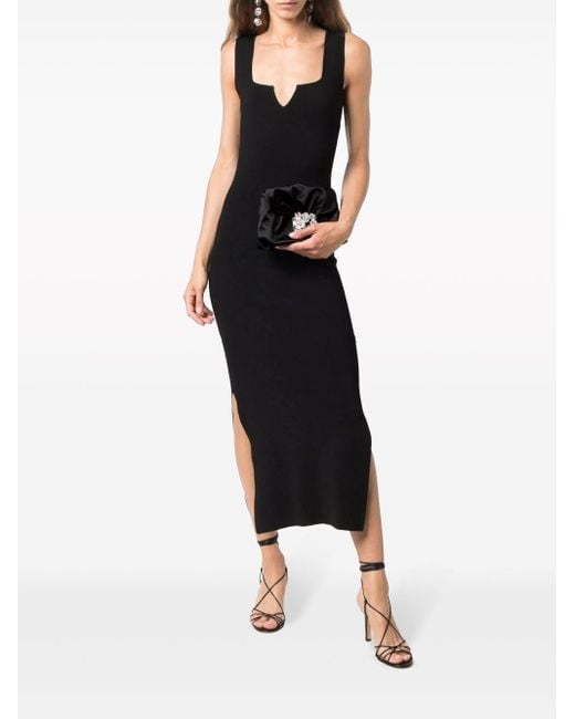 Clutch Rv Bouquet di Roger Vivier in Black