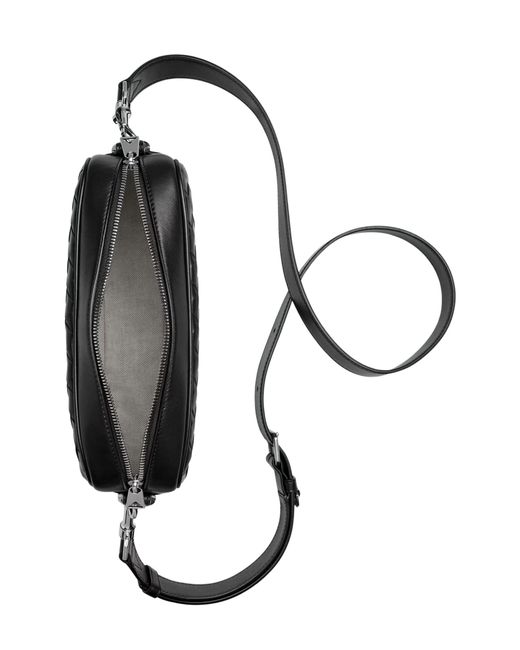 Bottega Veneta Black Braided Camera Bag for men