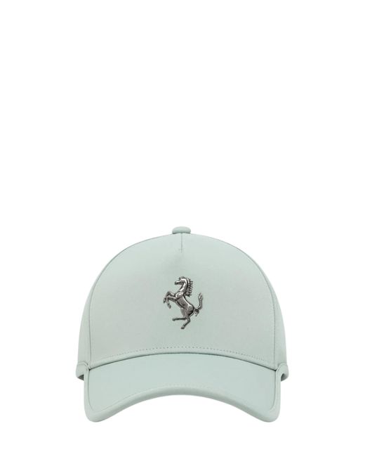 Ferrari Green Baseball Cap With Logo for men