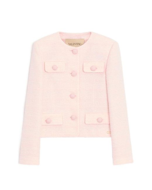 Valentino Pink Tweed Jacket