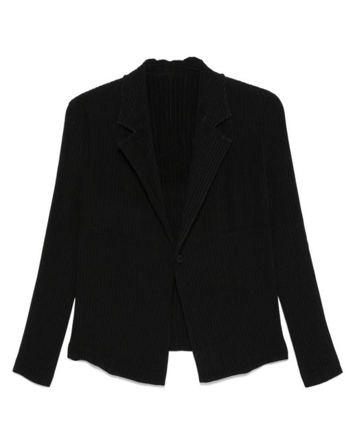 ISSAY MIYAKE レイヤード ウールギャバ ジャケット c26a6ae0eb31ba2175f3b0f5cb6ad7