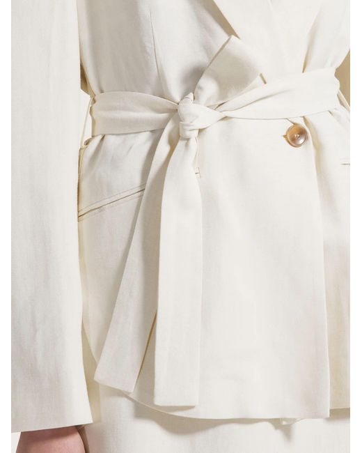 Seventy White Jacket With Sash