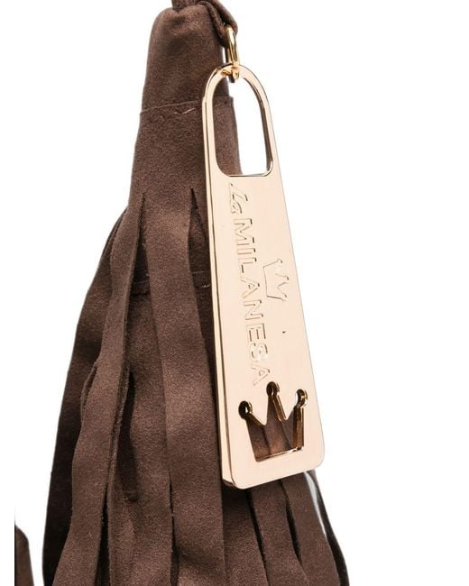La Milanesa Brown Aretha Small Shoulder Bag
