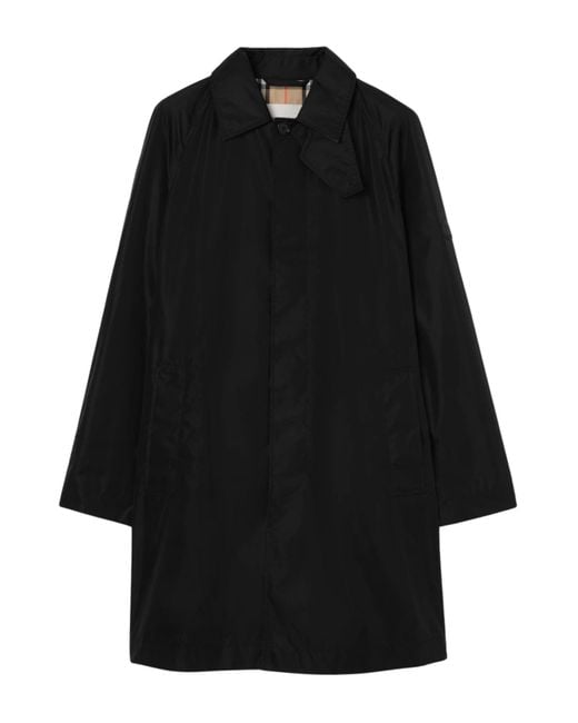 Burberry Black Ridgewood Car Coat for men