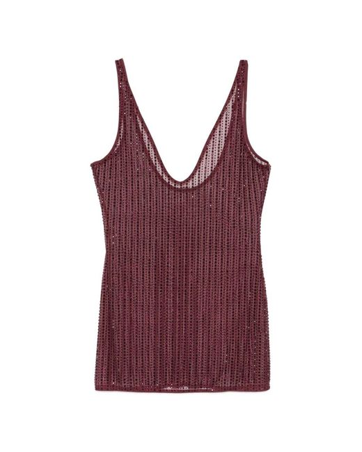 VENUJA Purple Mini Beach Dress