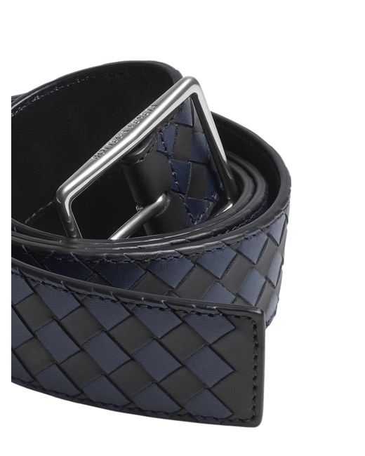 Bottega Veneta Black Braided Belt for men