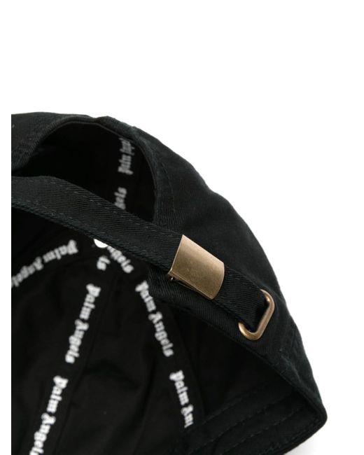 Palm Angels Black Logo Cap for men